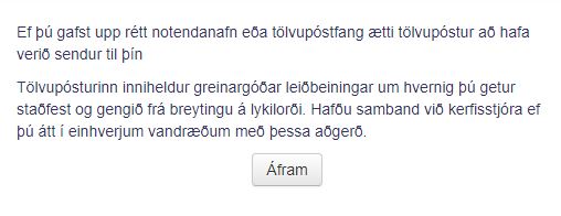Staðfesting