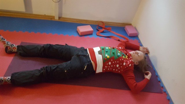 Fullkomin slökun í lokin á jóga tíma