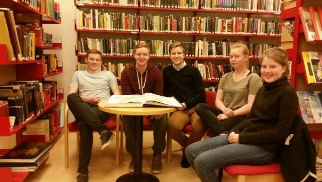 Gettu betur lið VA - á myndina vantar Jóhann Gísla