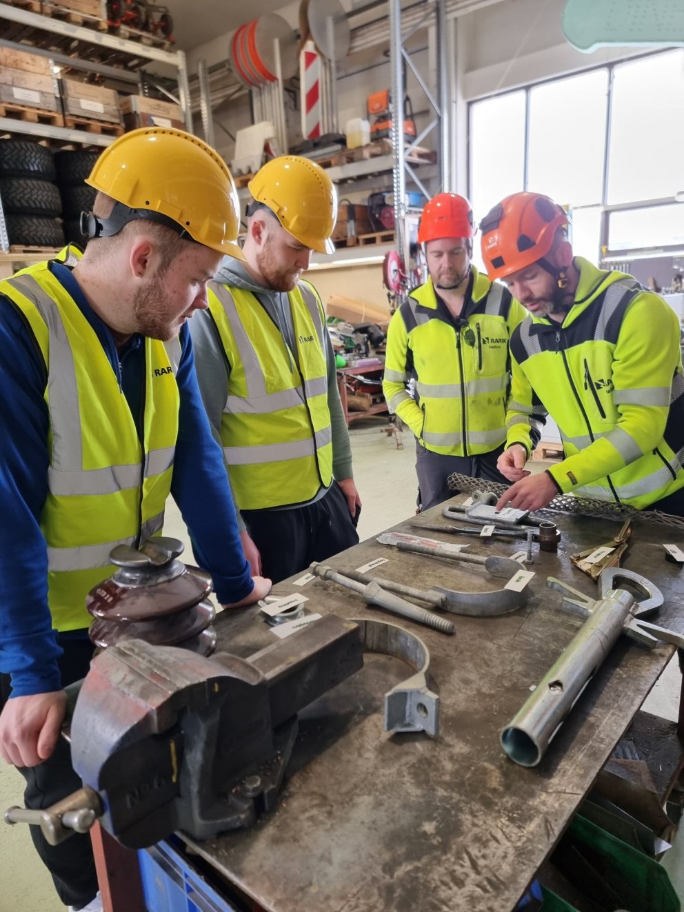 Heimsókn nemenda til Rarik