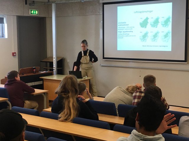 Ungir umhverfissinnar í heimsókn