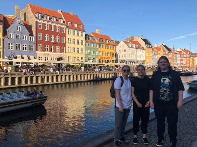 Krakkarnir í miðbæ Kaupmannahafnar