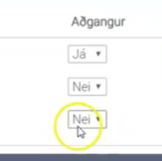 Upplýsingar til aðstandenda nemenda 18 ára og eldri