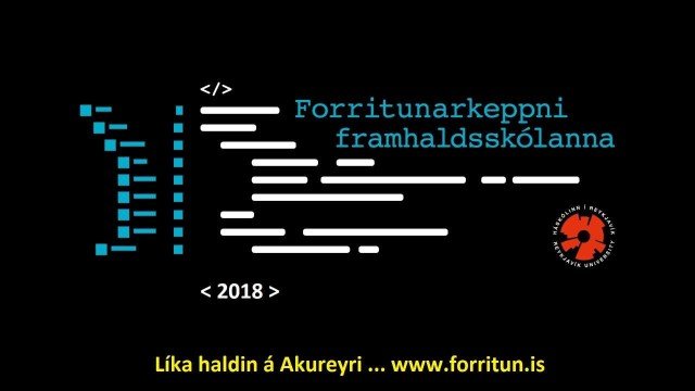 Forritunarkeppni framhaldsskólanna