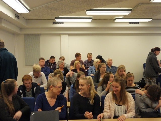 Mikið fjör á skólafundi