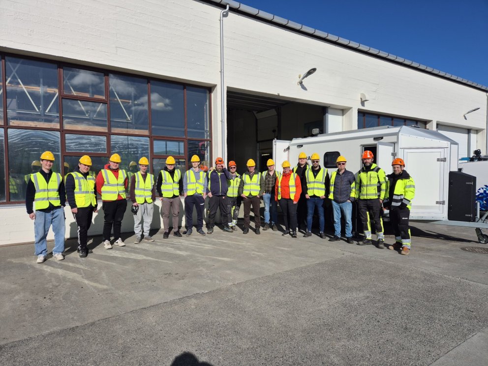 Vettvangsheimsókn nemenda í rafvirkjun og vélstjórn