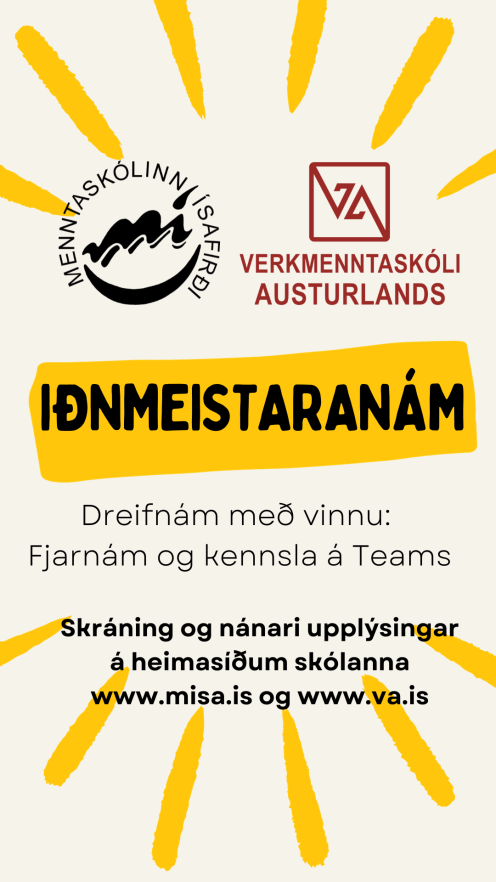 Kennsla í iðnmeistaranámi hefst í janúar 2024 - Opið fyrir umsóknir