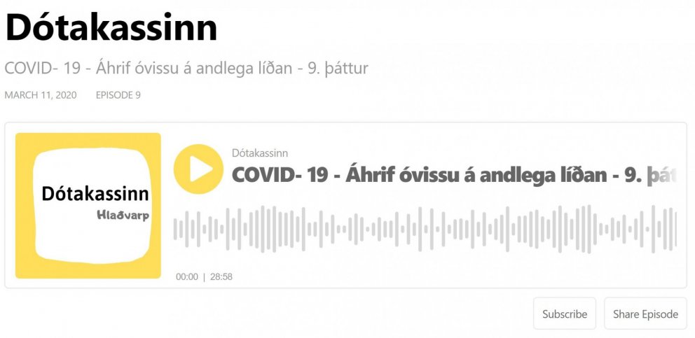 Áhrif óvissu á andlega líðan / þjónusta námsráðgjafa