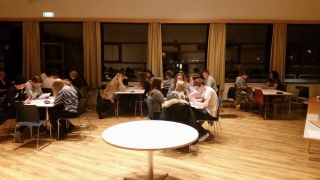 „Pub“quiz á heimavistinni