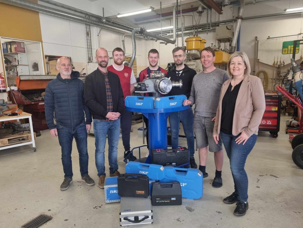 Fyrir hönd Rubix mættu þeir Davíð Þór Magnússon rekstrarstjóri Rúbix á Reyðarfirði og Ágúst Hreinn S…