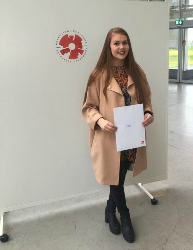 Fyrrum nemandi VA, Tinna Heimisdóttir, komst á forsetalista HR