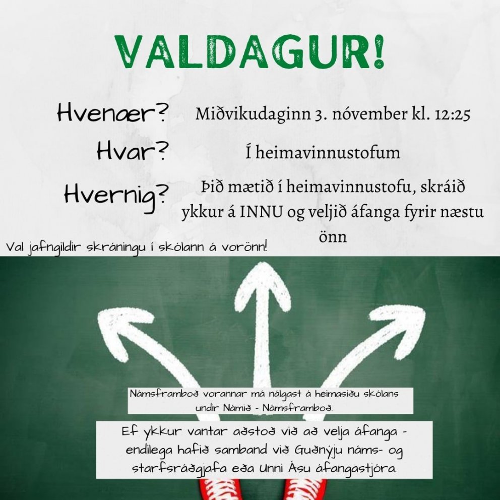 Valtímabil fyrir vorönn 2022