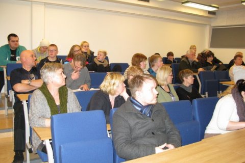 Frá skólafundi í morgun