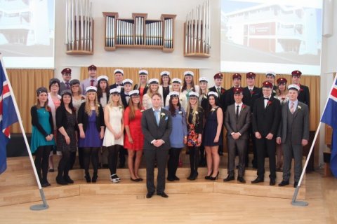 Útskriftarnemar vor 2014