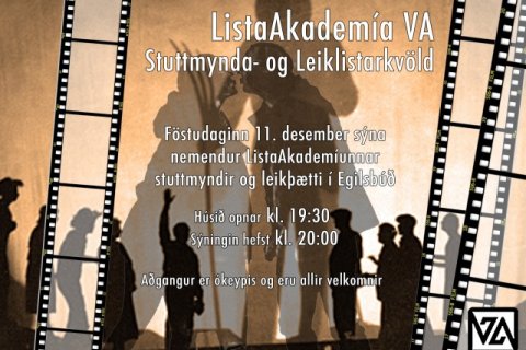 Stuttmyndir og leikþættir í Egilsbúð