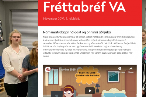 Fréttabréf VA