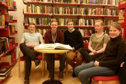 Gettu betur lið VA - á myndina vantar Jóhann Gísla