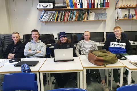 Vaskir vélstjórnarnemar