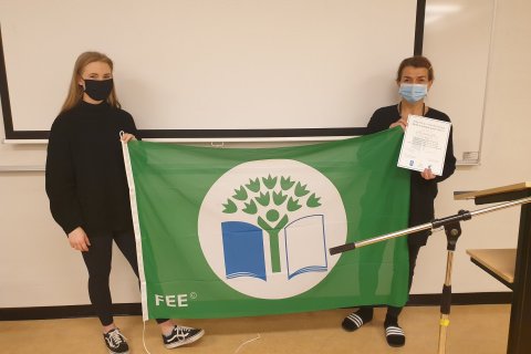 VA fékk Grænfána afhentan í annað sinn