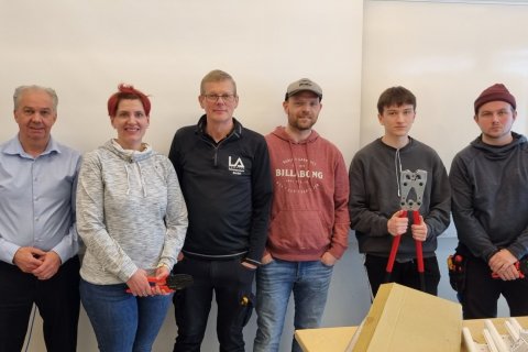 Magnús Helgason, framkvæmdastjóri Launafls, Þuríður Ragnheiður Sigurjónsdóttir, deildarstjóri rafdei…