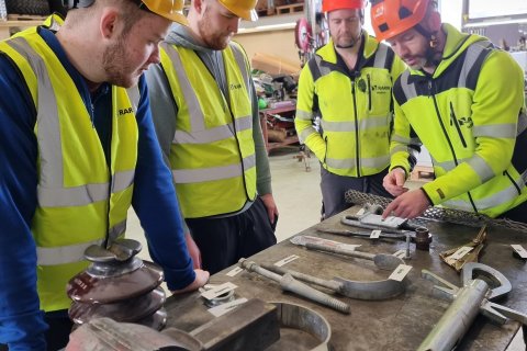 Heimsókn nemenda til Rarik