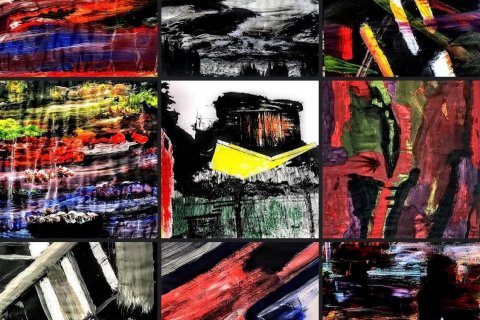 Sýning nemenda í sjónlistum