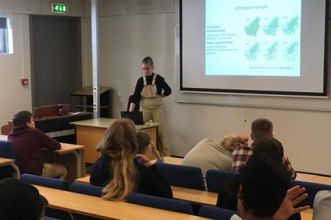 Ungir umhverfissinnar í heimsókn