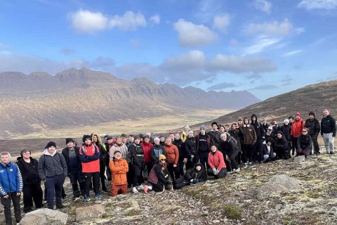 Haustganga í fallegu októberveðri