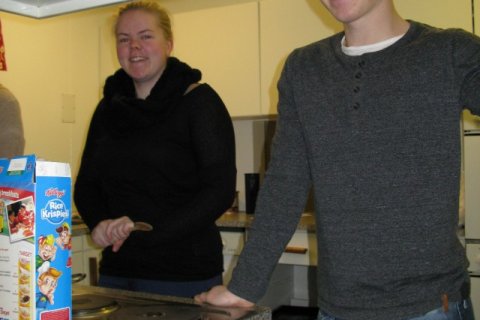 Mikið fjör í hollustunammi hópnum