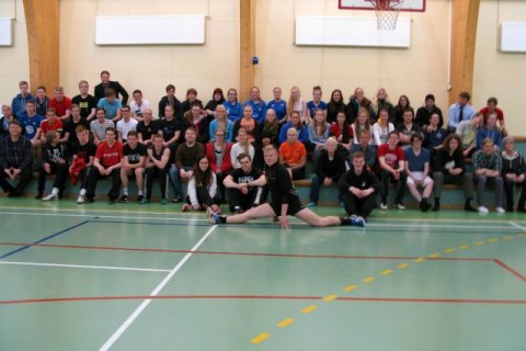 Þátttakendur á íþróttadegi 2013