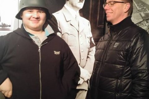 Frá heimsókn á Íslenska stríðsárasafnið