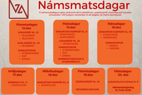 Síðustu dagar haustannar