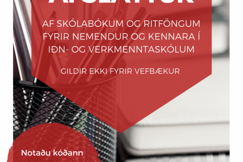 Afsláttur af skólabókum hjá IÐNÚ