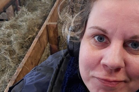 Brautskráning í fjárhúsinu