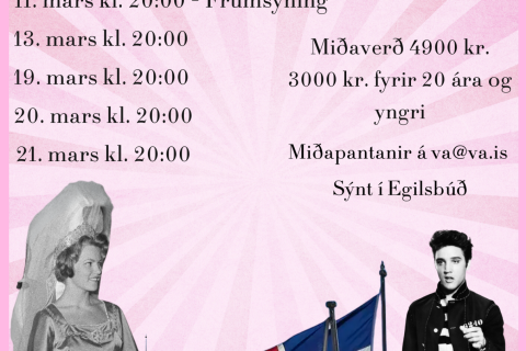 Frumsýning á Þrek og tár í vikunni