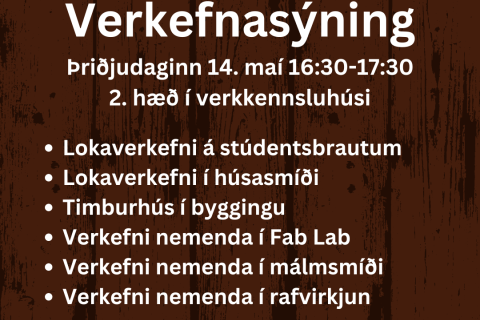 Verkefnasýning nemenda